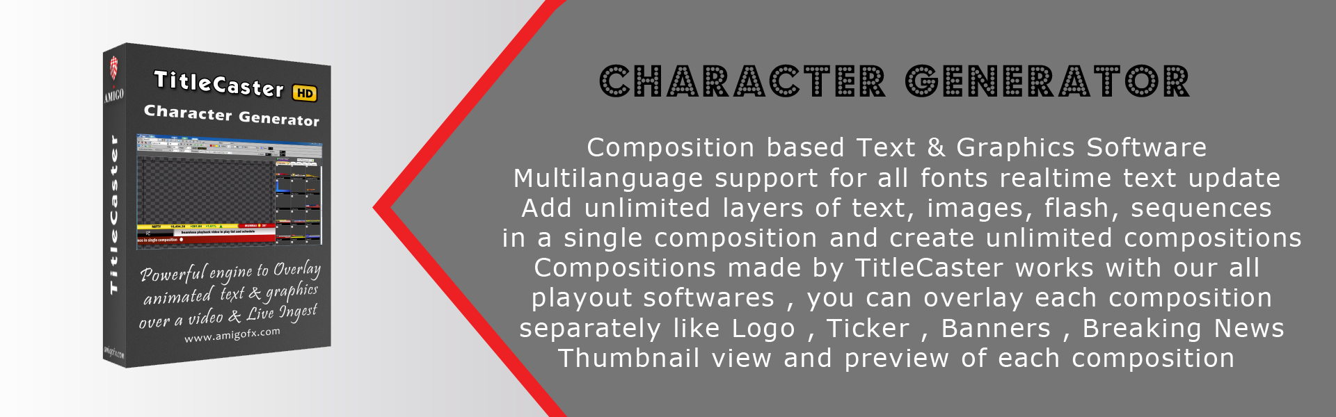 Broadcast Graphics Overlay Software For Windows